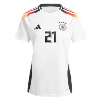 Camiseta Alemania Ilkay Gundogan #21 Primera Equipación Replica Eurocopa 2024 mangas cortas